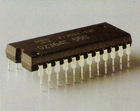 Picture of a silicon chip.