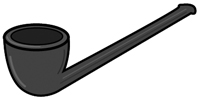 A smoker's pipe