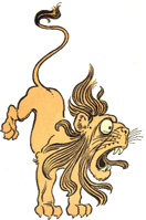 The Lion roars